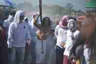 Re-enactment of Jesus Christ crucifixion in Cutud San Fernando Pampanga