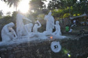 Station XI: Crucifixion: Jesus is nailed to the cross