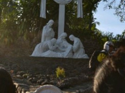 Station XIII: Jesus is taken down from the cross