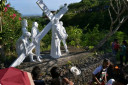  Station II: Jesus carries his cross