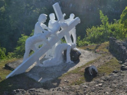 Station IX: Jesus falls the third time